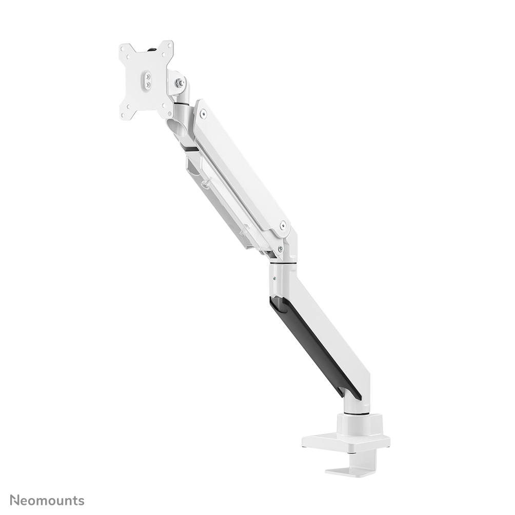 Neomounts NM-D775WHITEPLUS Monitor arm 10-49" - gas spring - Topfix - 180°-stop